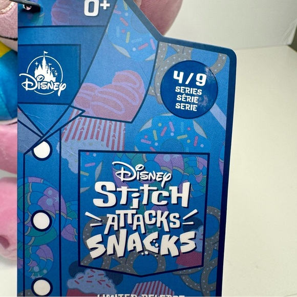 NWT. Disney Angel Stitch Attacks Snacks Plush, Shaved Ice snow cone. - Picture 8 of 11